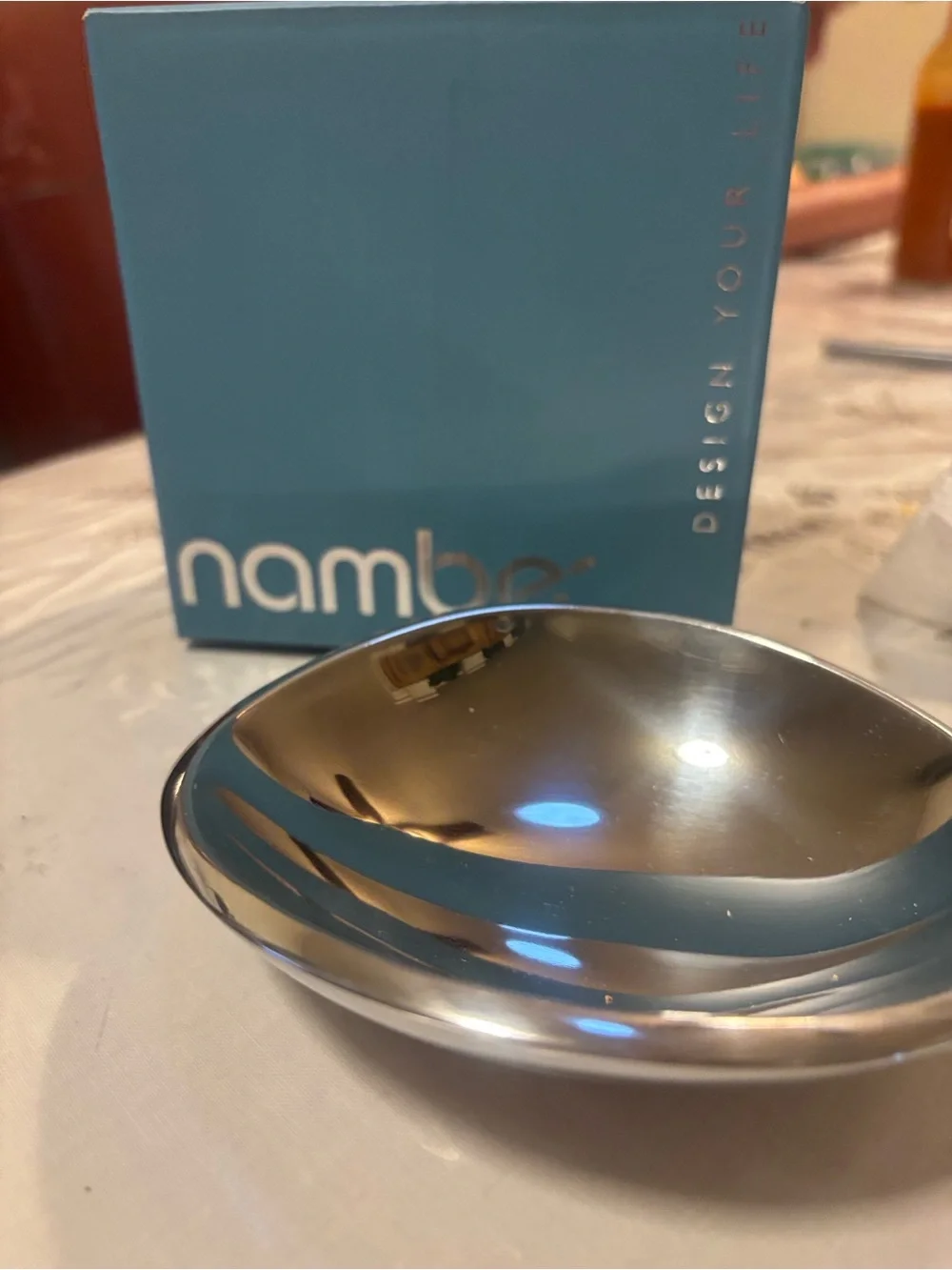 Nambe Polished Silver Accent Bowl